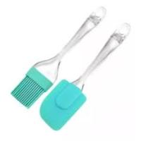 SET PINCEL +ESPATULA SILICONA 