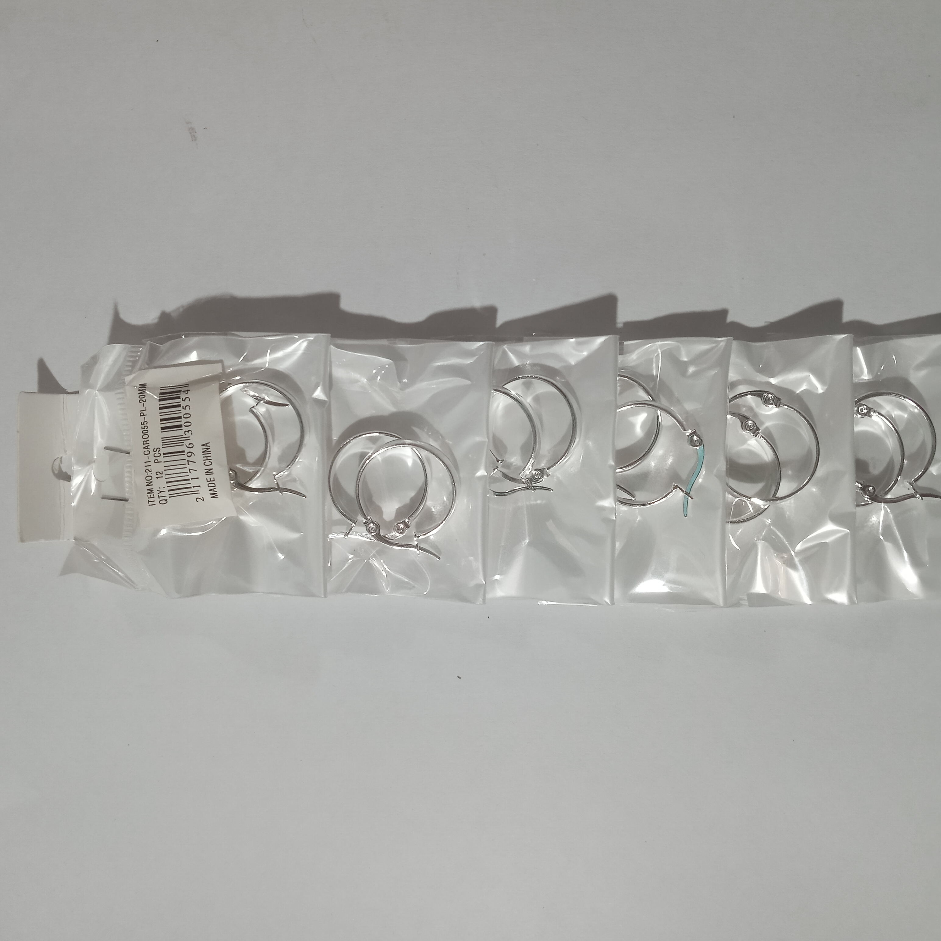 Aros plateados 