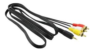 CABLE AUXILIAR 3 A 1 3 METROS AUDIO VIDEO