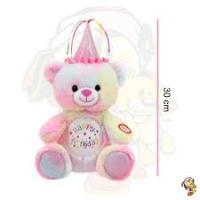 PELUCHE FELIZ CUMPLEAÑOS CON LUZ Y SONIDO