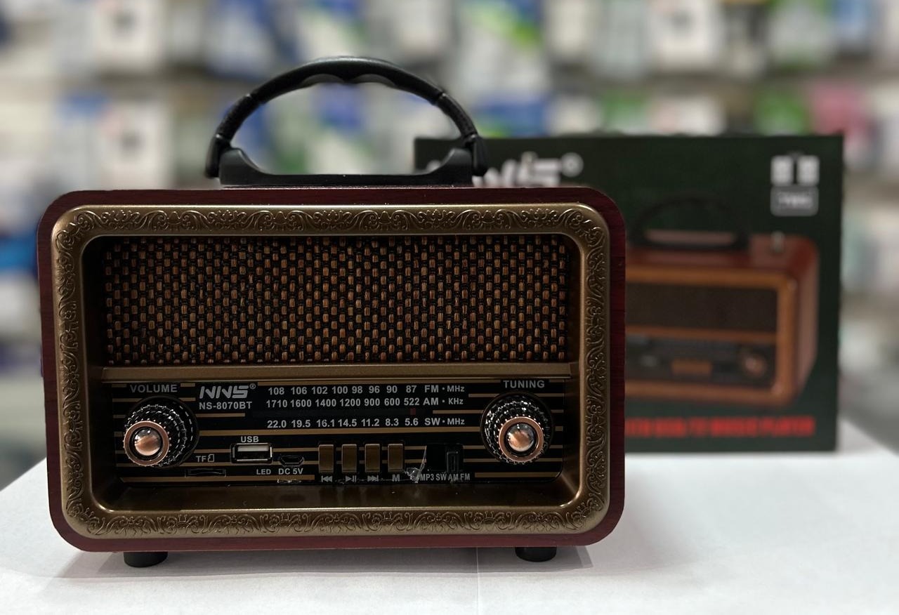 RADIO AM/FM VINTAGE BT RECARGABLE NS-8070BT