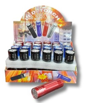 LINTERNA 9 LED CON CORDON