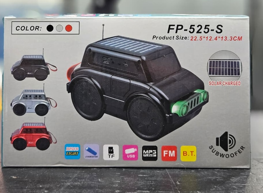 RADIO SOLAR CON BLUETOOTH (FP-525-S)