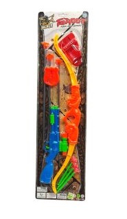 SET ARCO FLECHA+ARMA SHOOT 80-24BL
