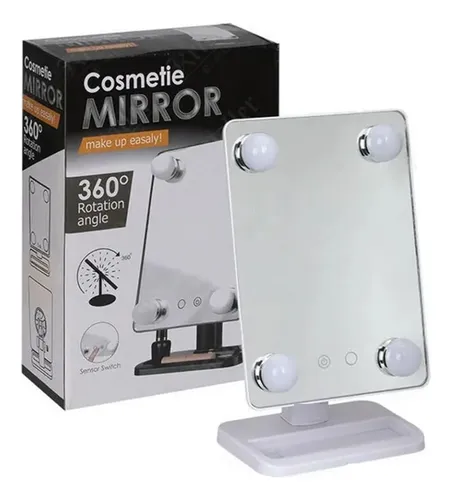 ESPEJO LED CON ROTACION 360°