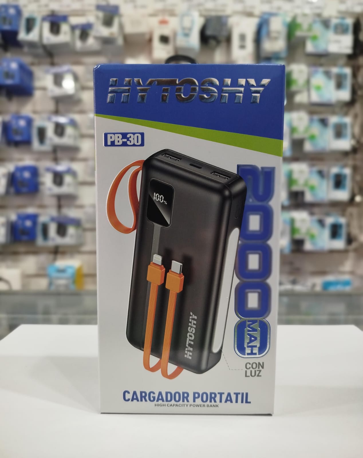 POWER BANK 2 EN 1 20000 MAH PB-30
